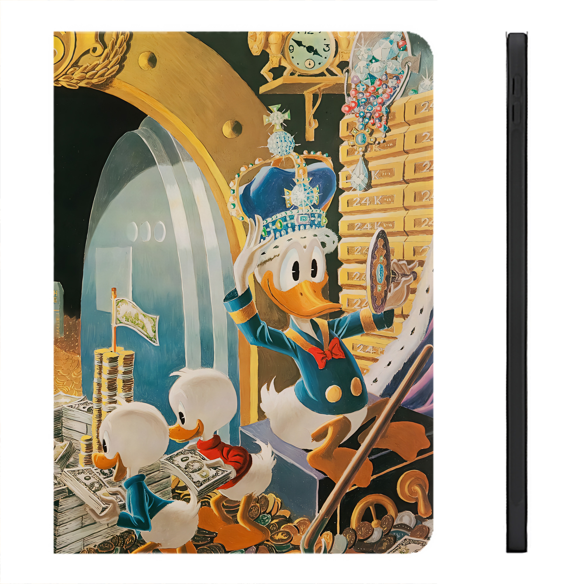 （画像用） ミッキーマウス Mickey Mouse IPadケース ペンホルダー付き ブックスタイルデザイン